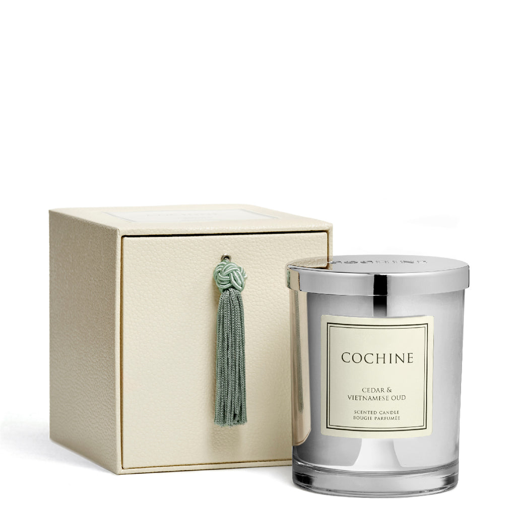 Discover Cochine's Cedar & Vietnamese Oud Scented Candle
